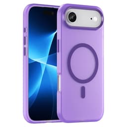 SKALO iPhone Air Matt Translucent Hybrid Skal - Mörklila