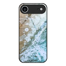 SKALO iPhone Air Marmor Härdat Glas TPU Skal - Motiv 3