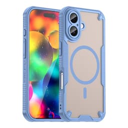 SKALO iPhone 17 Armor Hybrid Frosted Cover - Blå