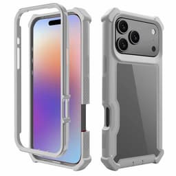 SKALO iPhone 17 Pro Max Robust Hörnskydd Skal - Grå