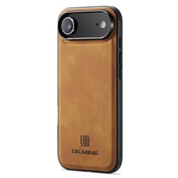 DG MING iPhone Air Premium PU-Läder Hybrid Skal - Brun