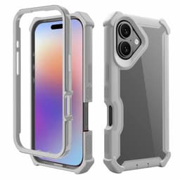 SKALO iPhone 17 Robust Hörnskydd Skal - Grå