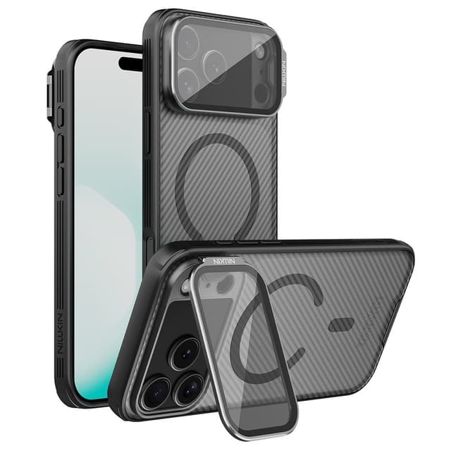 NILLKIN iPhone 17 Pro Max Camshield Prop Magnetic Series Cover - Sort