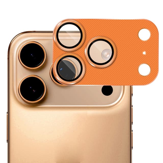 SKALO iPhone 17 Pro ENKAY HAT PRINCE Kameraskydd - Orange
