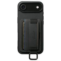 SKALO iPhone Air SUTENI H13 PU-läder Korthållare Skal - Svart