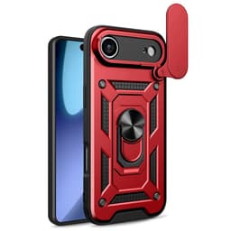 SKALO iPhone Air Armor Metallring Kameraslider Skal - Röd