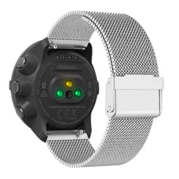 Klokkereim i rustfritt stål for Suunto 9 Baro/7/d5/Spartan Sølv 24 mm