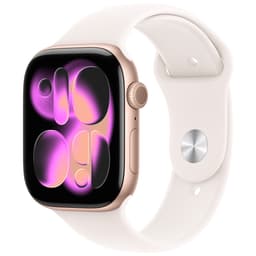 Apple Watch S11 46mm CEL (ruusukulta alum./Light Blue Sport Band) S/M
