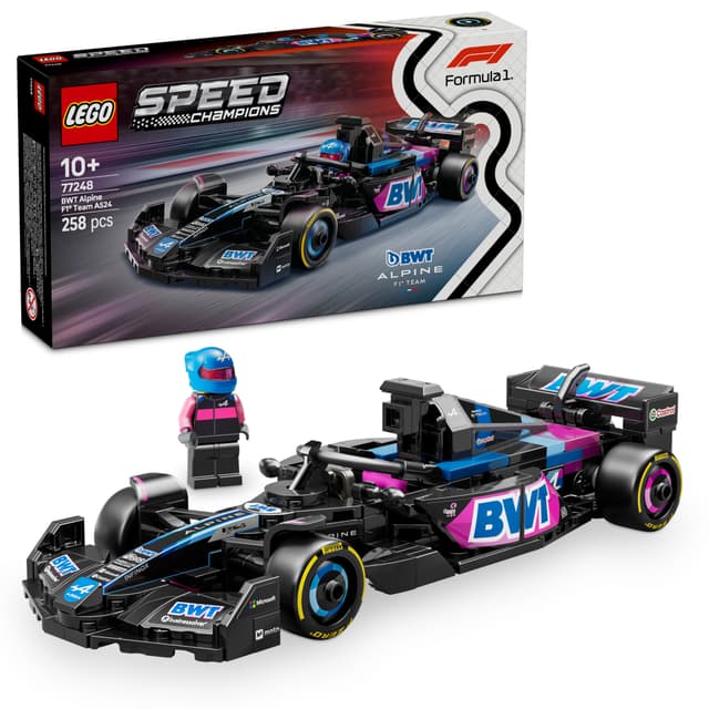 LEGO Speed Champions BWT Alpine F1 Team A524-racerbil 77248