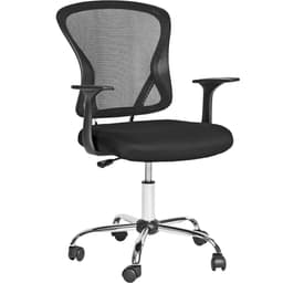 tectake Kontorstol Michael 60 x 57 x 100 cm Sort