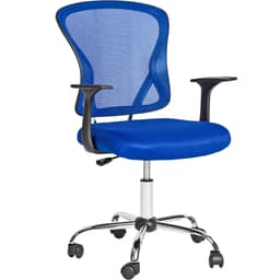 tectake Kontorstol Michael 60 x 57 x 100 cm Blå