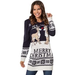 tectake Julesweater Merry Christmas til kvinder L