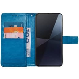 Plånboksfodral 3-kort Sony Xperia 10 VII - Ljusblå