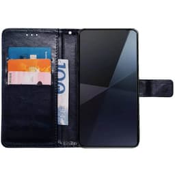 Lompakkokotelo 3-kortti Sony Xperia 10 VII - Tummansininen
