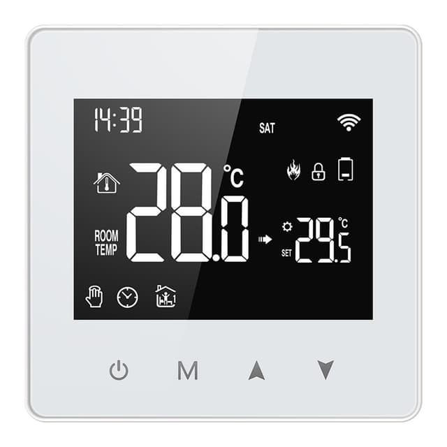 Smart WiFi Termostat WT198 för Vatten/Gas Panna Kontroll