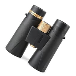 10x42 Høyoppløselig kikkert med sentralt fokus - Svart og gull