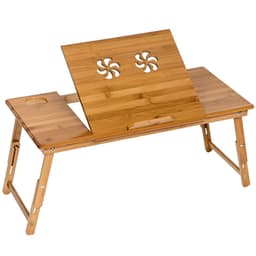 Laptopställ i trä 72 x 35 x 26 cm justerbar