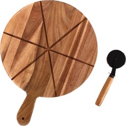 A Home pizzasett A100041 (brun)