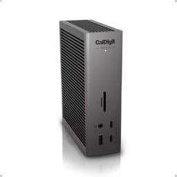 CalDigit TS5 Plus - 20 Port Thunderbolt 5 Dock, 140W Charging, 3X 80Gb/s Thunderbolt 5, 10x 10Gb/s USB Ports