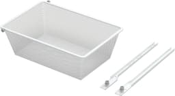 Epoq verkkokori vaatekaappiin 40 cm (valkoinen)