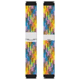Flettet elastisk klokkereim Garmin Venu 4 (45mm) - Light rainbow