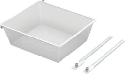 Epoq verkkokori vaatekaappiin 50 cm (valkoinen)