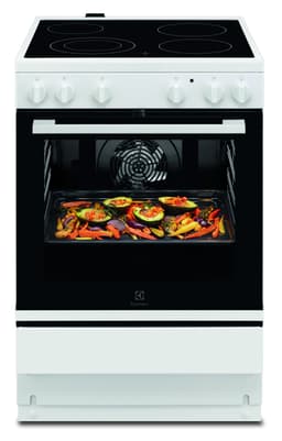 Electrolux komfyr keramisk LKR64004NW (59.6cm)