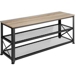 tectake Skoreol Blackpool 101x30,5x45,5cm 101 x 30.5 x 45.5 cm Industrielt Lyst Træ, Egetræ Sonoma