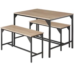 Matbord med bänkar Bolton 2 + 1