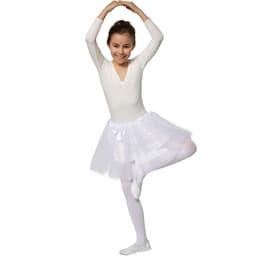 Barn-ballerinakjol vit