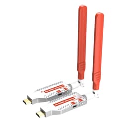 NÖRDIC Trådlös HDMI-förlängare 150m Sändare/Mottagare 4K HD 5G Wifi för Laptop till TV, PC, Monitor, Projektor