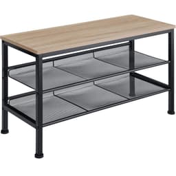 tectake Skoreol Derry 75,5x30,5x45,5cm 75.5 x 30.5 x 45.5 cm Industrielt Lyst Træ, Egetræ Sonoma