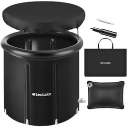 tectake Isbad Helsinki, hopfällbar, 3-faldigt isolerad, inkl. pump 75 x 75 cm