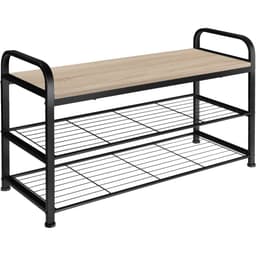 tectake Skoreol Southampton 91x36x55cm 91 x 36 x 55 cm Industrielt Lyst Træ, Egetræ Sonoma