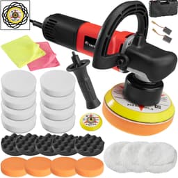 Excenter polermaskine 710Watt med kuffert
