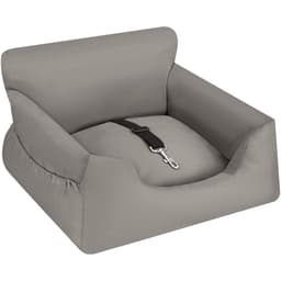 Hundbilstol Milow, vadderad, med säkerhetskoppel