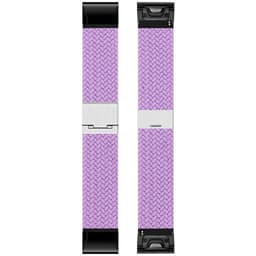 Punottu Kellon ranneke Garmin Instinct 3 (45mm) - Lightpurple