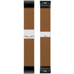 Punottu Kellon ranneke Garmin Instinct 3 (45mm) - Brown