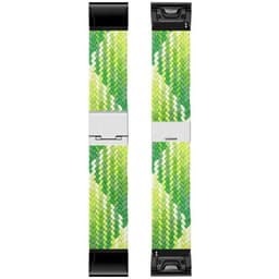 Flettet klokkereim Garmin Instinct 3 (45mm) - Gradient green