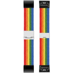 Punottu Kellon ranneke Garmin Instinct 3 (45mm) - Pride
