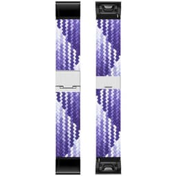 Flettet klokkereim Garmin Instinct 3 (45mm) - Gradient purple