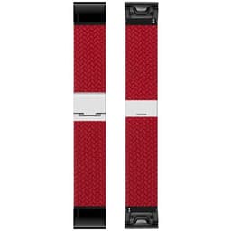 Flettet klokkereim Garmin Instinct 3 (45mm) - Darkred