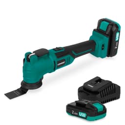 VONROC Multiverktyg 20V – Sladdlöst | Inkl. 2x 2,0Ah Batterier & Snabbladdare | 6 hastigheter