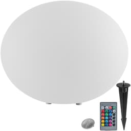 tectake Klotlampa Luminous Eye, LED, med fjärrkontroll M (Ø 35 x 21,5 cm)