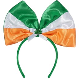 St. Patrick’s Day hovedudsmykning sløjfe i irske farver