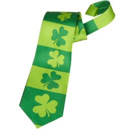 St. Patrick’s Day Kløverblad Slips med Striber