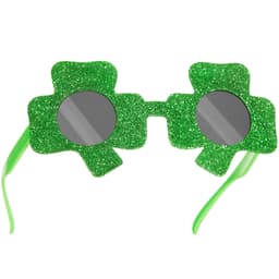 St. Patrick’s Day sjove briller kløverblade med tonede glas