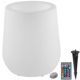 LED-blomsterpotte Luminous Courve Pot med fjernbetjening
