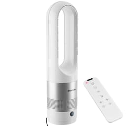 tectake Tornfläkt Polar, 80° oscillation, inkl. timer vit