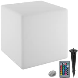 Lysende terning Luminous Cube, LED, med fjernbetjening